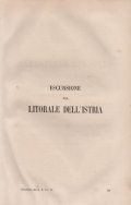 Escursione pel litorale dell'Istria